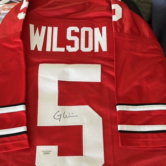 GARRETT WISON SIGNED OHIO STATE BUCKEYES AUTOGRAPHED CUSTOM JERSEY w/COA XL 598